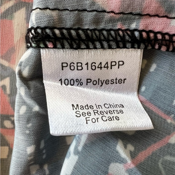 PARKER Black Pink Graphic Digital Print Sleeveless Maxi Dress Tie Back D… - Picture 10 of 12